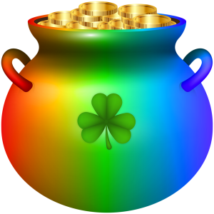 rainbow pot of gold